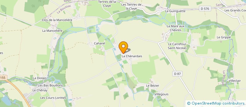 localisation de l'entreprise MADAME LILIANE BEAUDIER à LA BOUSSAC
