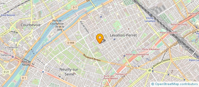 localisation de l'entreprise MADAME LILIANE BERNARD à LEVALLOIS-PERRET