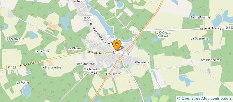 localisation de l'entreprise MADAME LILIANE BESSE à MILLANCAY