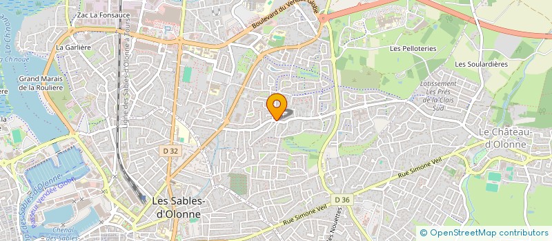 localisation de l'entreprise MADAME LILIANE BESSON à LES SABLES D'OLONNE