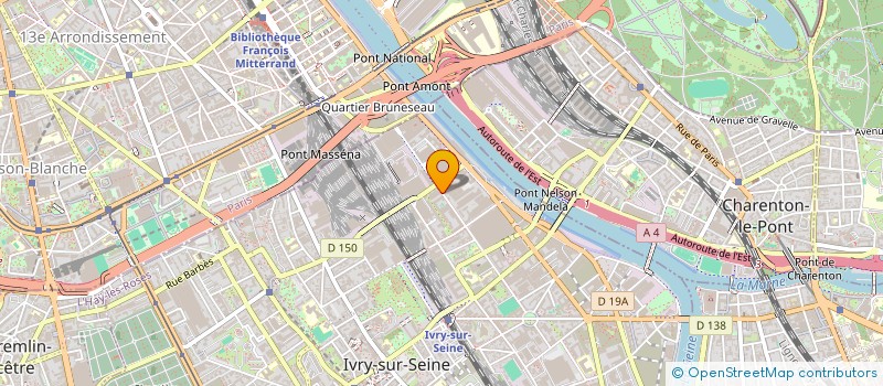 localisation de l'entreprise MADAME LILIANE BIARDEAU  IVRY-SUR-SEINE