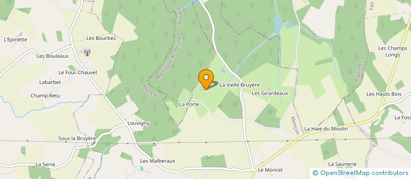 localisation de l'entreprise MADAME LILIANE BITKER à FERRIERES-LA-VERRERIE