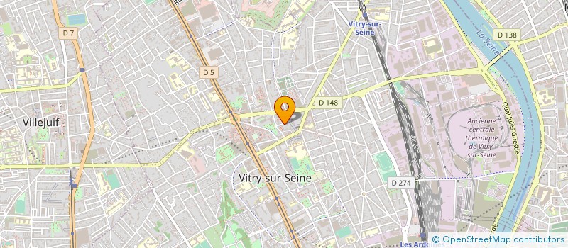 localisation de l'entreprise MADAME LILIANE BITTON à VITRY-SUR-SEINE