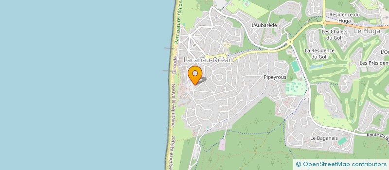 localisation de l'entreprise MADAME LILIANE BLAIN  LACANAU