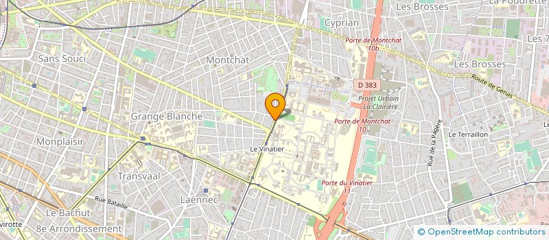 localisation de l'entreprise MADAME LILIANE BLONDEAU  LYON