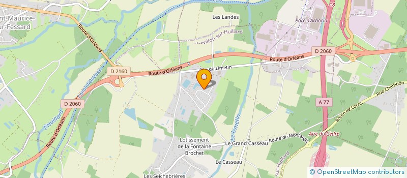 localisation de l'entreprise MADAME LILIANE BOISSON à CHEVILLON-SUR-HUILLARD