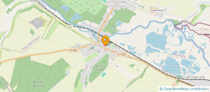 localisation de l'entreprise MADAME LILIANE BOUCHER  PICQUIGNY