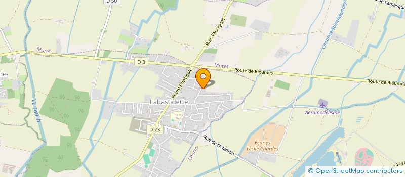 localisation de l'entreprise MADAME LILIANE BOUFFIL  LABASTIDETTE