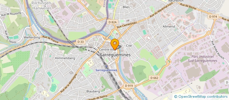 localisation de l'entreprise MADAME LILIANE BOUR à SARREGUEMINES