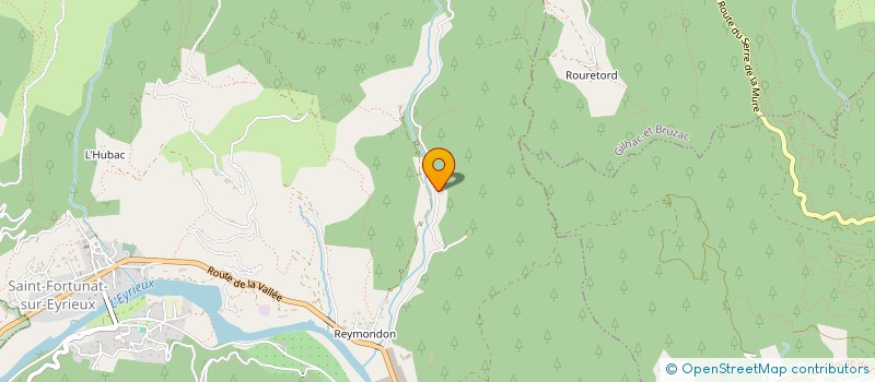 localisation de l'entreprise MADAME LILIANE BOUVIER  SAINT-FORTUNAT-SUR-EYRIEUX