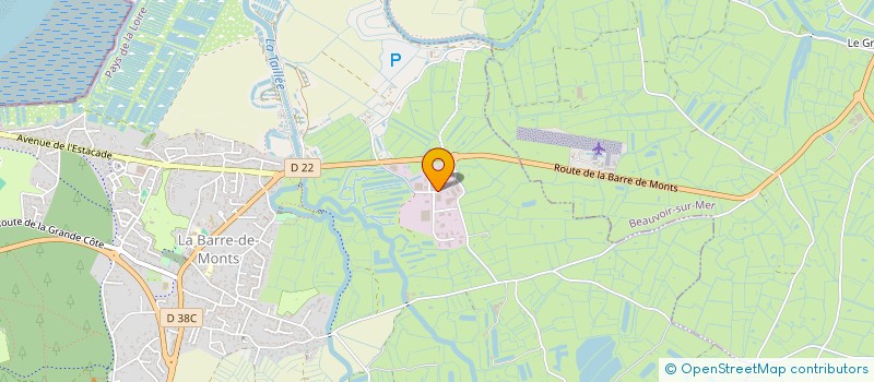 localisation de l'entreprise MADAME LILIANE BURGAUD à BARRE-DE-MONTS (LA)