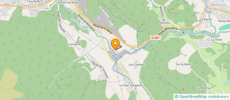 localisation de l'entreprise MADAME LILIANE CABRION  SAINT-JEOIRE