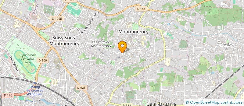 localisation de l'entreprise MADAME LILIANE CAUMONT à MONTMORENCY