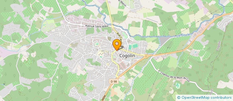 localisation de l'entreprise MADAME LILIANE CAVOIT à COGOLIN