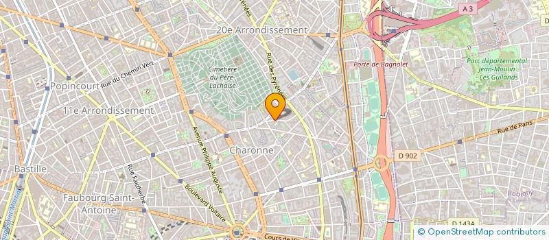 localisation de l'entreprise MADAME LILIANE CELCER  PARIS