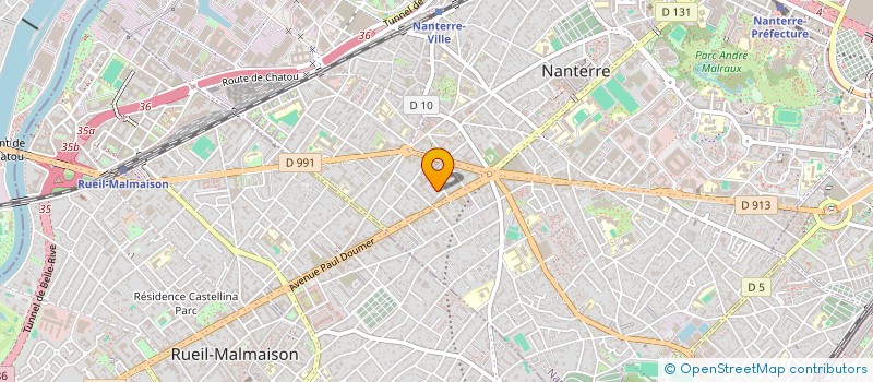localisation de l'entreprise MADAME LILIANE CHAAYA à NANTERRE