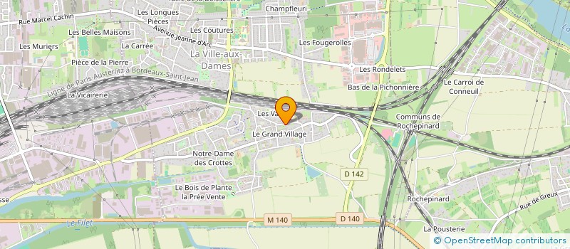 localisation de l'entreprise MADAME LILIANE CHELOT  LA VILLE-AUX-DAMES