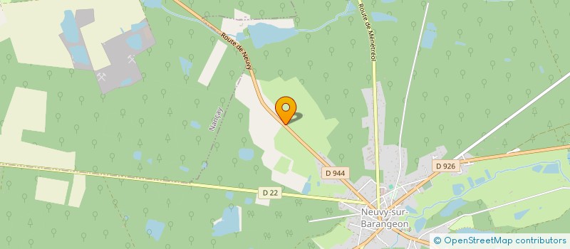 localisation de l'entreprise MADAME LILIANE CHOLLET  NEUVY-SUR-BARANGEON