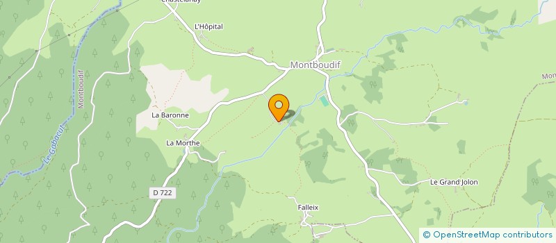 localisation de l'entreprise MADAME LILIANE COHADON à MONTBOUDIF