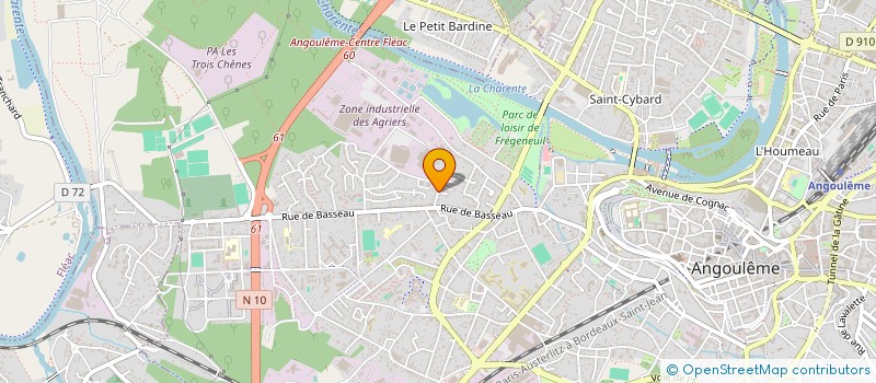 localisation de l'entreprise MADAME LILIANE COLLET à ANGOULEME