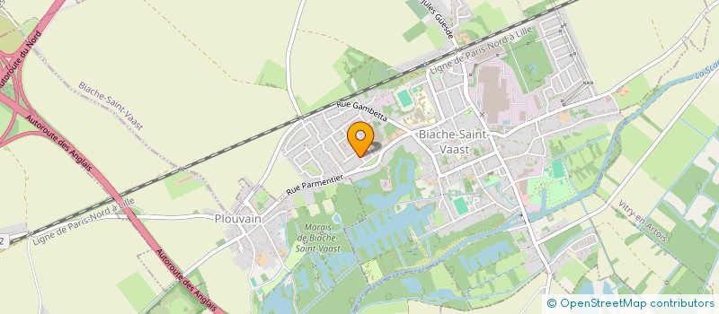 localisation de l'entreprise MADAME LILIANE COQUERELLE  BIACHE-SAINT-VAAST