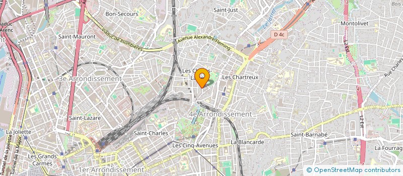 localisation de l'entreprise MADAME LILIANE DEBICHE à MARSEILLE