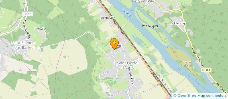 localisation de l'entreprise MADAME LILIANE DEBRAY  LA CHAPELLE-LONGUEVILLE