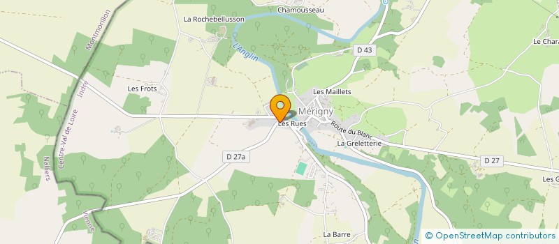 localisation de l'entreprise MADAME LILIANE DELAPLACE à MERIGNY