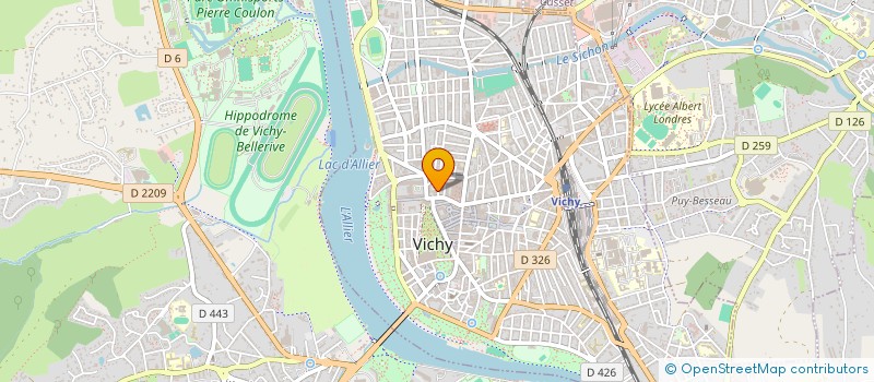 localisation de l'entreprise MADAME LILIANE DELAUME à VICHY
