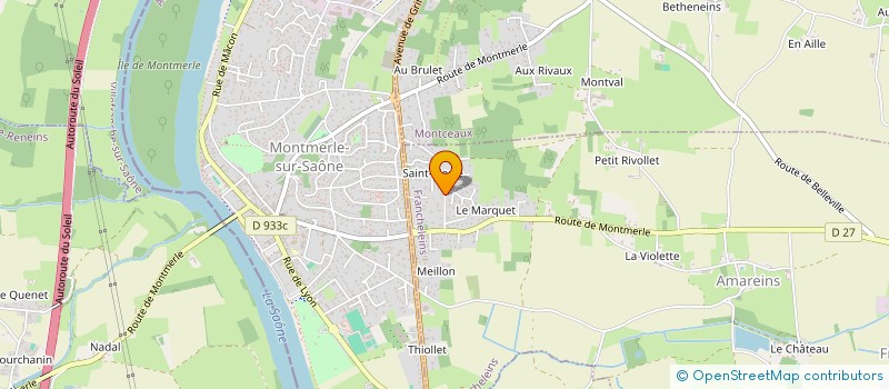 localisation de l'entreprise MADAME LILIANE DEROCHE à FRANCHELEINS