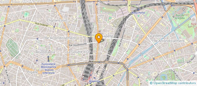 localisation de l'entreprise MADAME LILIANE DEROUET  PARIS