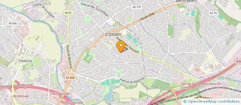 localisation de l'entreprise MADAME LILIANE DORGANS  L'UNION