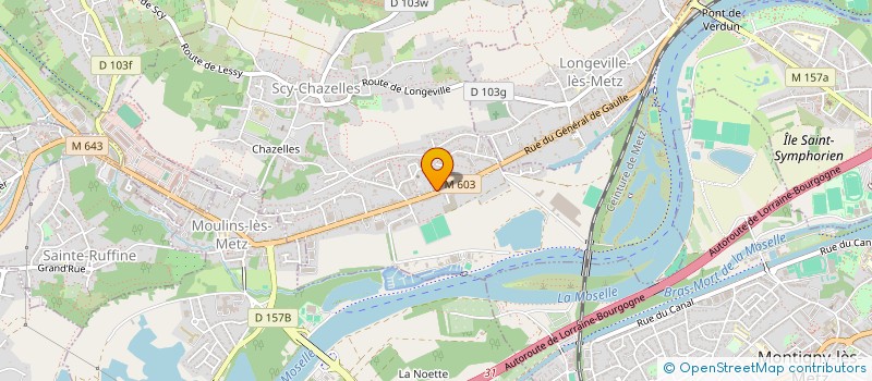 localisation de l'entreprise MADAME LILIANE DRIES  SCY-CHAZELLES