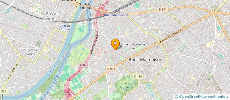 localisation de l'entreprise MADAME LILIANE DUBUT à RUEIL-MALMAISON