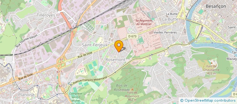 localisation de l'entreprise MADAME LILIANE DUCROS à BESANCON