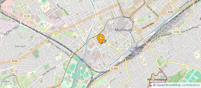 localisation de l'entreprise MADAME LILIANE EKOFI BOLALIEMA  MULHOUSE