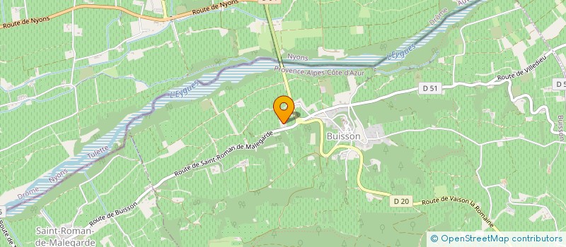 localisation de l'entreprise MADAME LILIANE FAVIER  BUISSON