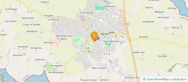 localisation de l'entreprise MADAME LILIANE FELLMANN à LANNILIS