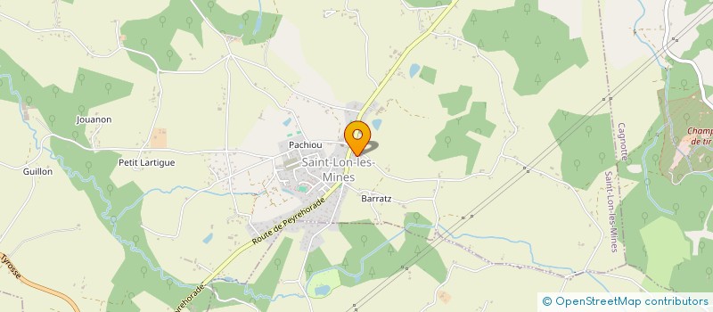 localisation de l'entreprise MADAME LILIANE FERREIRA  SAINT-LON-LES-MINES