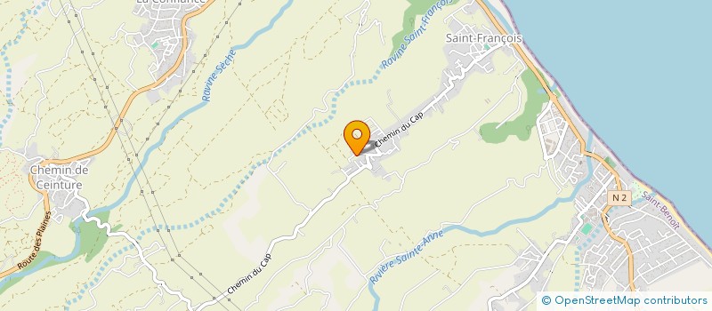 localisation de l'entreprise MADAME LILIANE FOLIO  SAINT-BENOIT