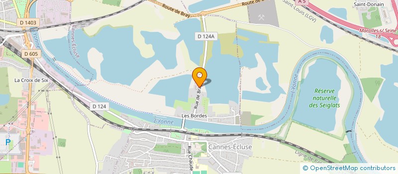 localisation de l'entreprise MADAME LILIANE FONSECA  CANNES-ECLUSE