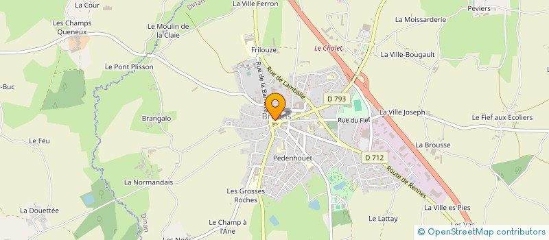 localisation de l'entreprise MADAME LILIANE FORGEOUX  BROONS