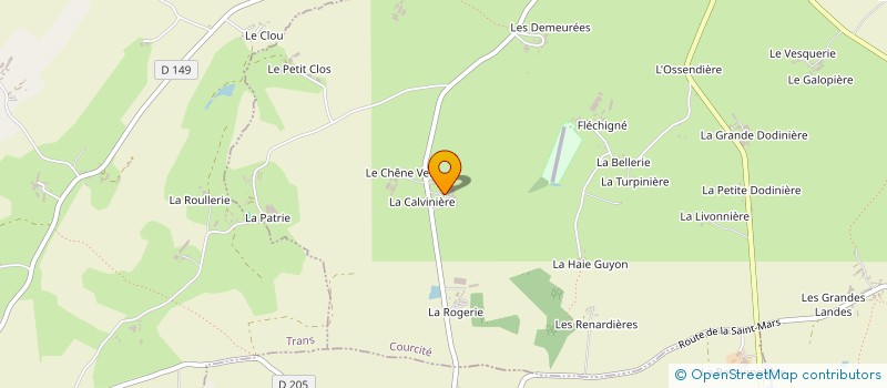 localisation de l'entreprise MADAME LILIANE FORVEILLE à COURCITE