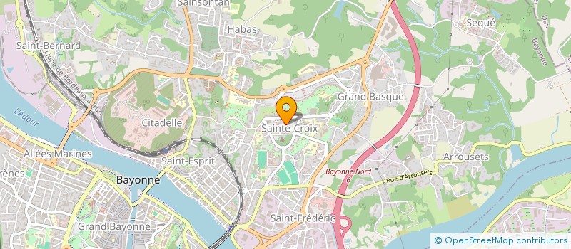 localisation de l'entreprise MADAME LILIANE FOURNERAT à BAYONNE