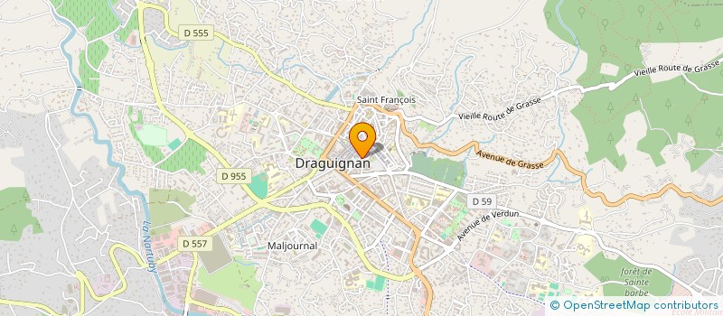 localisation de l'entreprise MADAME LILIANE FOURNET à DRAGUIGNAN