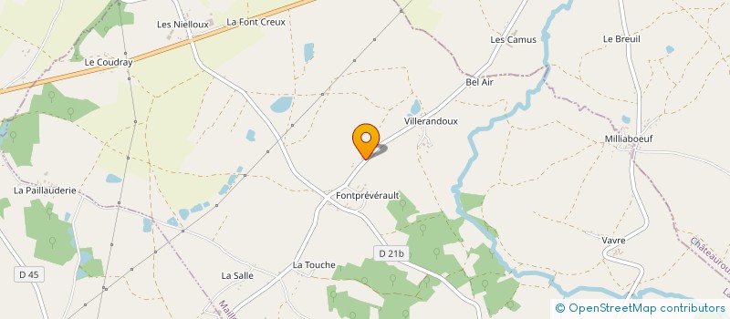 localisation de l'entreprise MADAME LILIANE FOURNIER à MAILLET