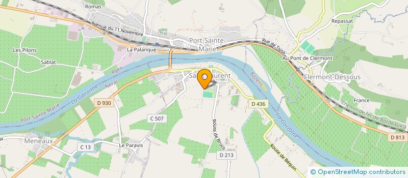 localisation de l'entreprise MADAME LILIANE FRANCESCHINI  SAINT LAURENT