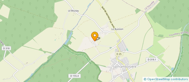 localisation de l'entreprise MADAME LILIANE FRANCOIS à LA FRAMBOISIERE