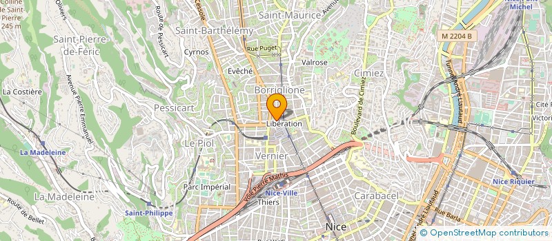 localisation de l'entreprise MADAME LILIANE GALLINA à NICE