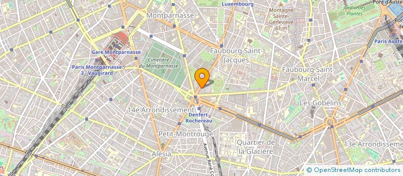 localisation de l'entreprise MADAME LILIANE GAUMONT  PARIS